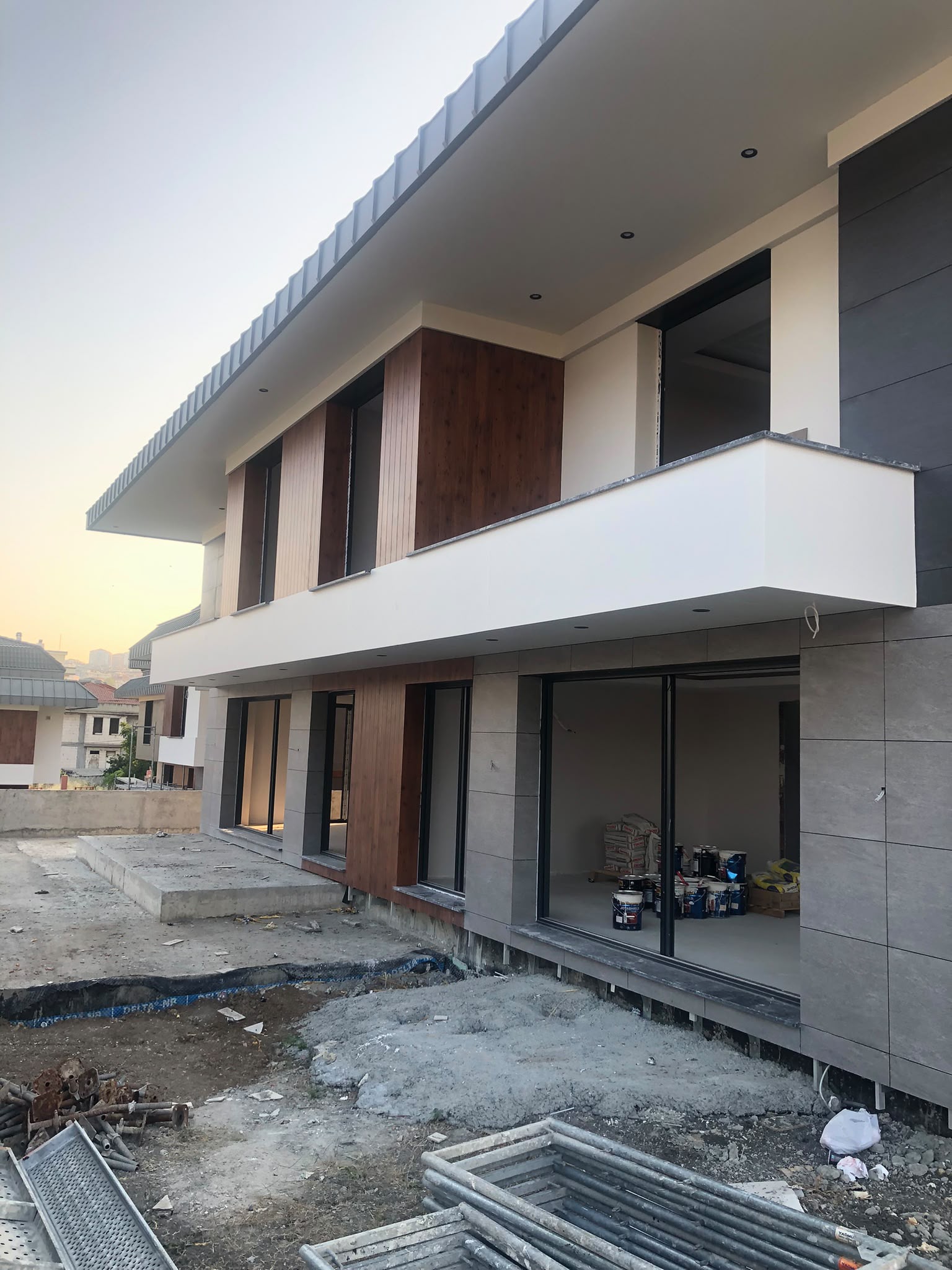 Utkum İnşaat villa cephe uygulaması